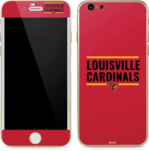 University of Louisville Cardinals Striped iPhone 6/6s Skin