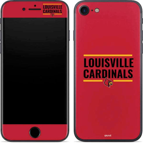 University of Louisville Cardinals Striped iPhone 7 Skin