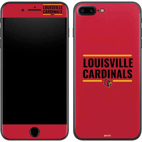 University of Louisville Cardinals Striped iPhone 8 Plus Skin