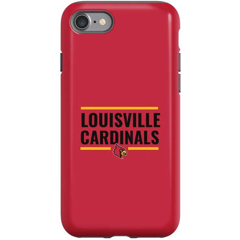 University of Louisville Cardinals Striped iPhone SE (2nd & 3rd Gen) Pro Case