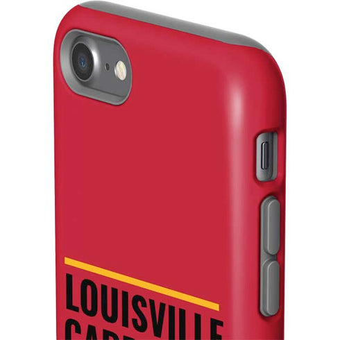 University of Louisville Cardinals Striped iPhone SE (2nd & 3rd Gen) Pro Case