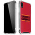 University of Louisville Cardinals Striped iPhone XR Clear Case
