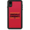 University of Louisville Cardinals Striped iPhone XR Waterproof Case