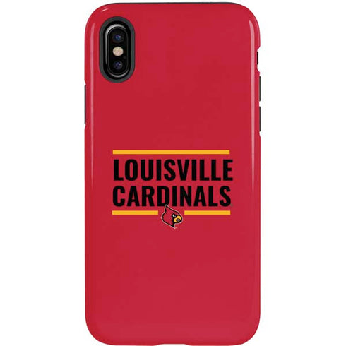University of Louisville Cardinals Striped iPhone XS Pro Case