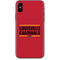 University of Louisville Cardinals Striped iPhone XS Skin