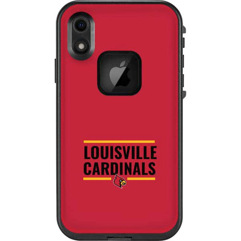 University of Louisville Cardinals Striped LifeProof Fre iPhone Skin