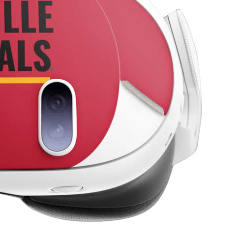 University of Louisville Cardinals Striped Meta Quest 3 Skin