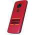 University of Louisville Cardinals Striped Moto E5 Play Skin