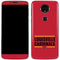 University of Louisville Cardinals Striped Moto E5 Plus Skin