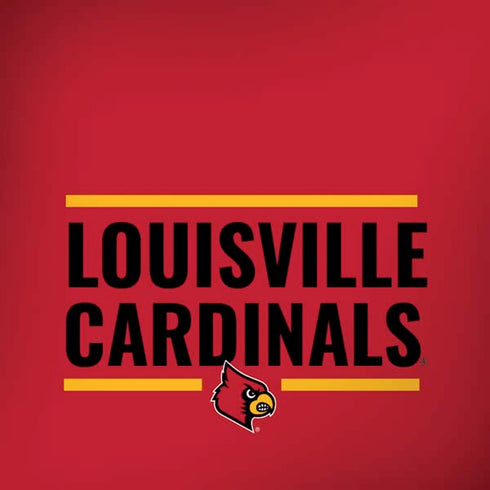 University of Louisville Cardinals Striped Moto G6 Skin