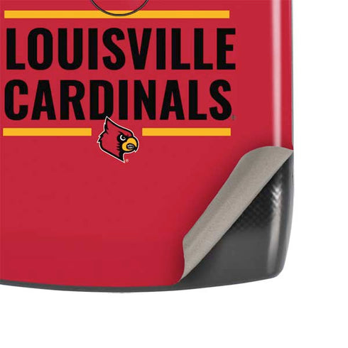 University of Louisville Cardinals Striped Motorola RAZR Skin