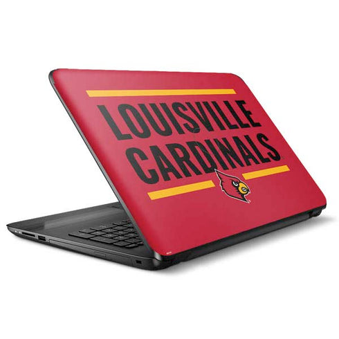 University of Louisville Cardinals Striped HP Notebook Skin