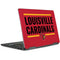 University of Louisville Cardinals Striped Notebook 9 Pro 13in (2017) Skin
