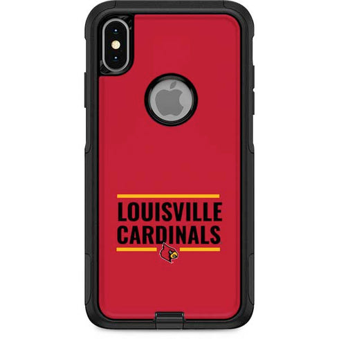 University of Louisville Cardinals Striped Otterbox Commuter iPhone Skin
