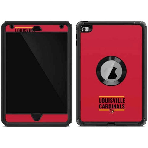 University of Louisville Cardinals Striped Otterbox Defender iPad Skin