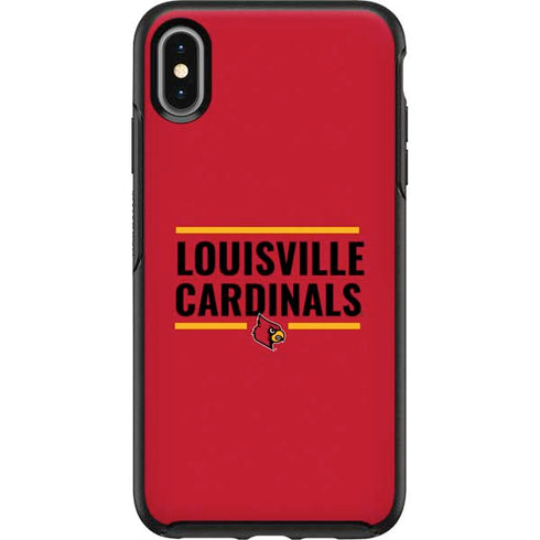 University of Louisville Cardinals Striped Otterbox Symmetry iPhone Skin