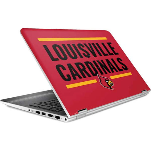 University of Louisville Cardinals Striped HP Pavilion Skin