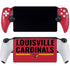 University of Louisville Cardinals Striped PlayStation Portal Remote Player Skin