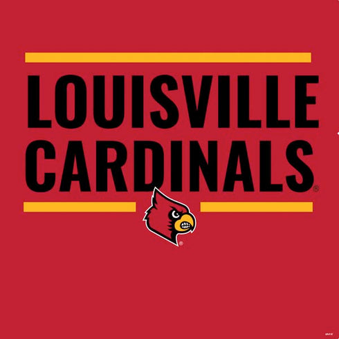 University of Louisville Cardinals Striped PS4 Slim Skin