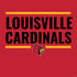University of Louisville Cardinals Striped PS4 Slim Skin