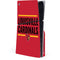 University of Louisville Cardinals Striped PS5 Slim Disk Console Skin