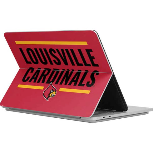 University of Louisville Cardinals Striped Surface Laptop Studio Skin
