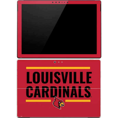 University of Louisville Cardinals Striped Surface Pro 4 Skin