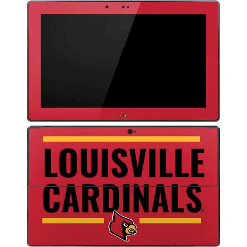 University of Louisville Cardinals Striped Surface Pro Tablet Skin