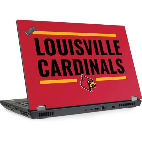 University of Louisville Cardinals Striped Lenovo ThinkPad Skin