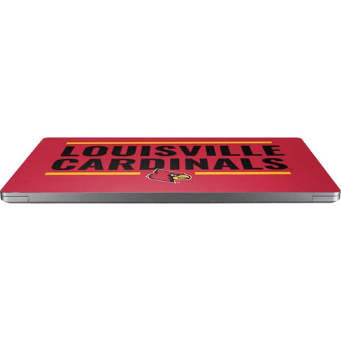 University of Louisville Cardinals Striped Universal Laptop 14in (11.4 x 8.2in) Skin