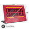 University of Louisville Cardinals Striped Universal Laptop 15in (12.2 x 8.8in) Skin