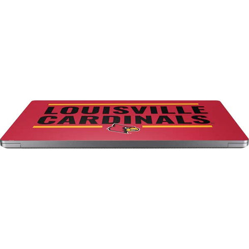 University of Louisville Cardinals Striped Universal Laptop 16.6in (13.4 x 9.7in) Skin