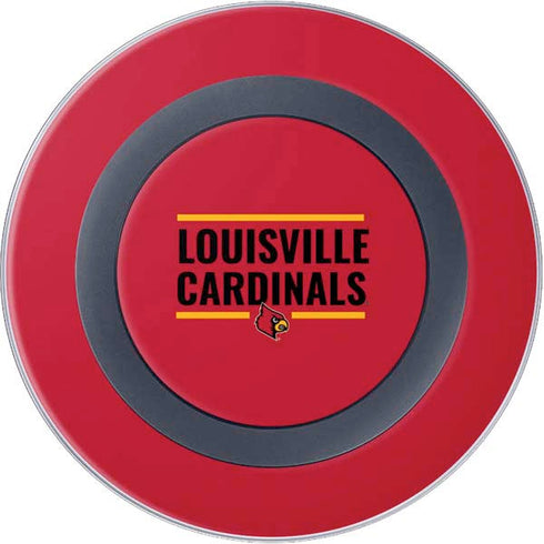 University of Louisville Cardinals Striped Wireless Charger Skin