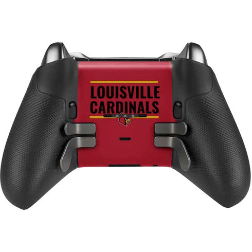 University of Louisville Cardinals Striped Xbox Elite Wireless Controller Series 2 Skin
