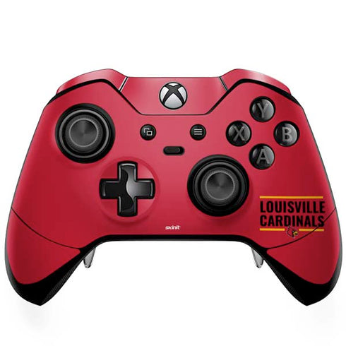 University of Louisville Cardinals Striped Xbox One Elite Controller Skin
