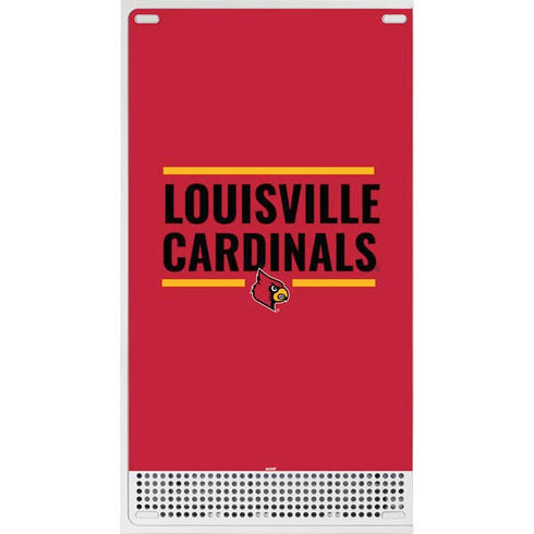 University of Louisville Cardinals Striped Xbox Series S Bundle Skin