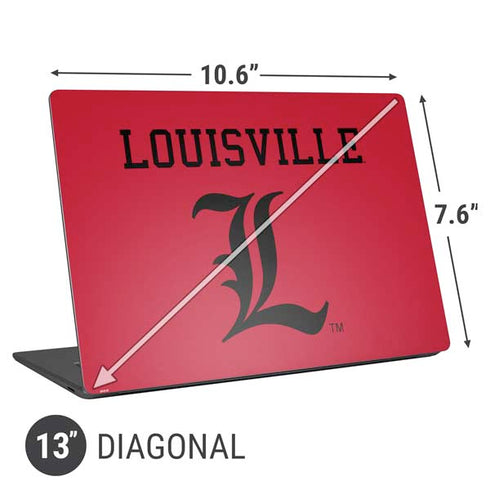 University of Louisville Cardinals Universal Laptop 13in (10.6 x 7.6in) Skin