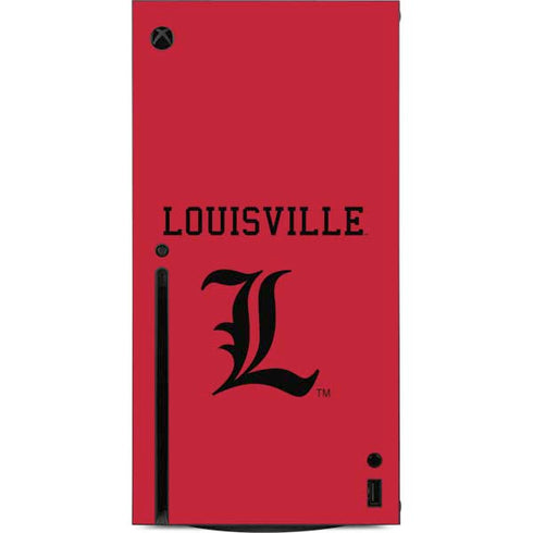 University of Louisville Cardinals Xbox Series X Console Skin