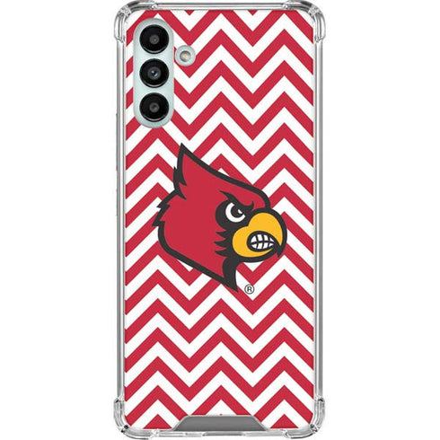 University of Louisville Chevron Galaxy A13 5G Clear Case