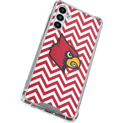 University of Louisville Chevron Galaxy A13 5G Clear Case
