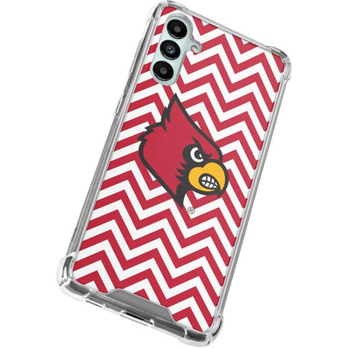 University of Louisville Chevron Galaxy A14 5G Clear Case