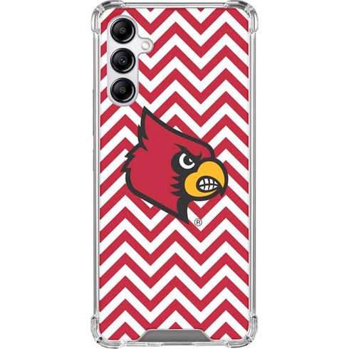 University of Louisville Chevron Galaxy A15 5G Clear Case