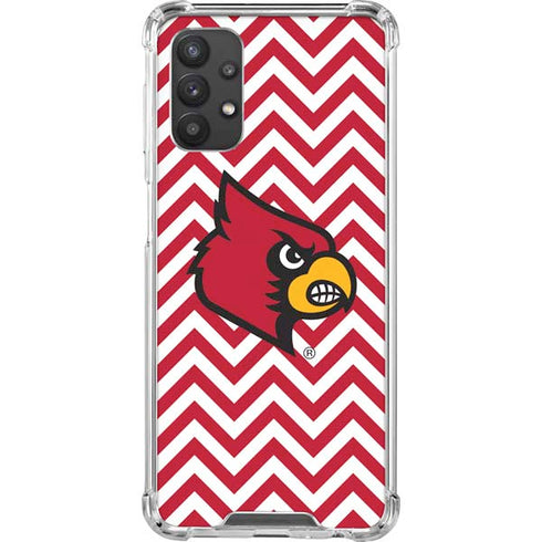 University of Louisville Chevron Galaxy A32 5G Clear Case