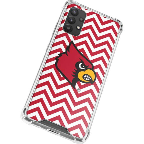 University of Louisville Chevron Galaxy A32 5G Clear Case