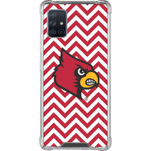 University of Louisville Chevron Galaxy A51 5G Clear Case