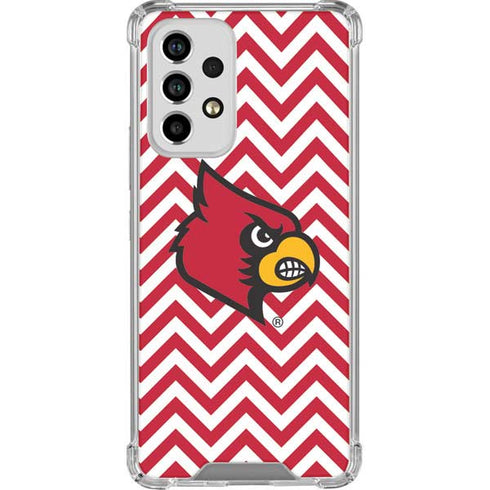 University of Louisville Chevron Galaxy A53 5G Clear Case