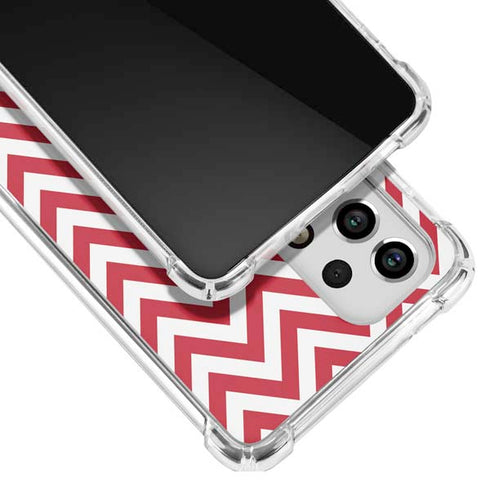 University of Louisville Chevron Galaxy A53 5G Clear Case