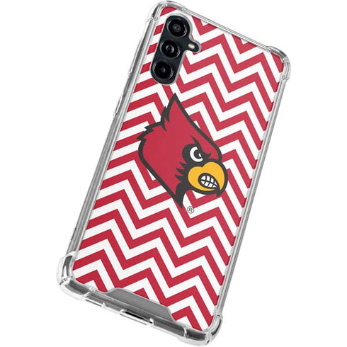 University of Louisville Chevron Galaxy A54 5G Clear Case