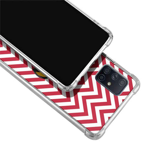 University of Louisville Chevron Galaxy A71 5G Clear Case