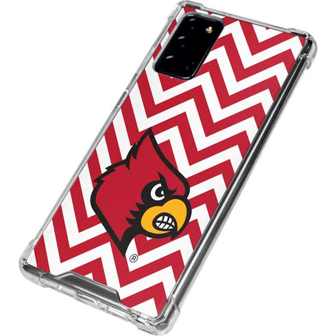 University of Louisville Chevron Galaxy Note20 5G Clear Case